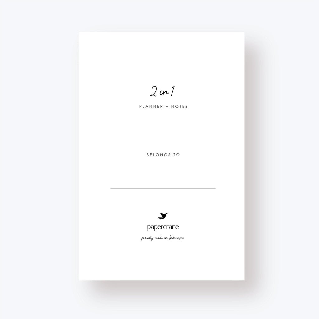 Refill Book Insert – 2 in 1