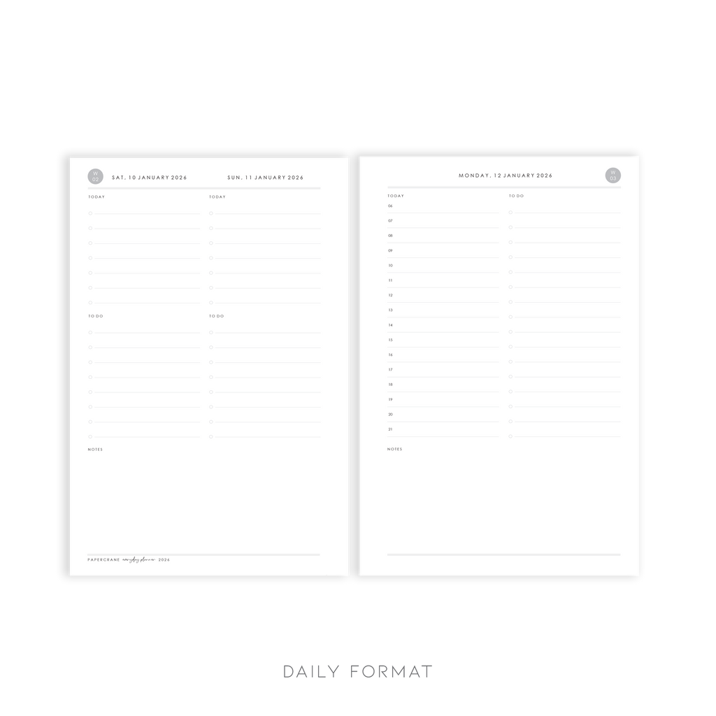 DAILY PLANNER 2026 - Zest of Life