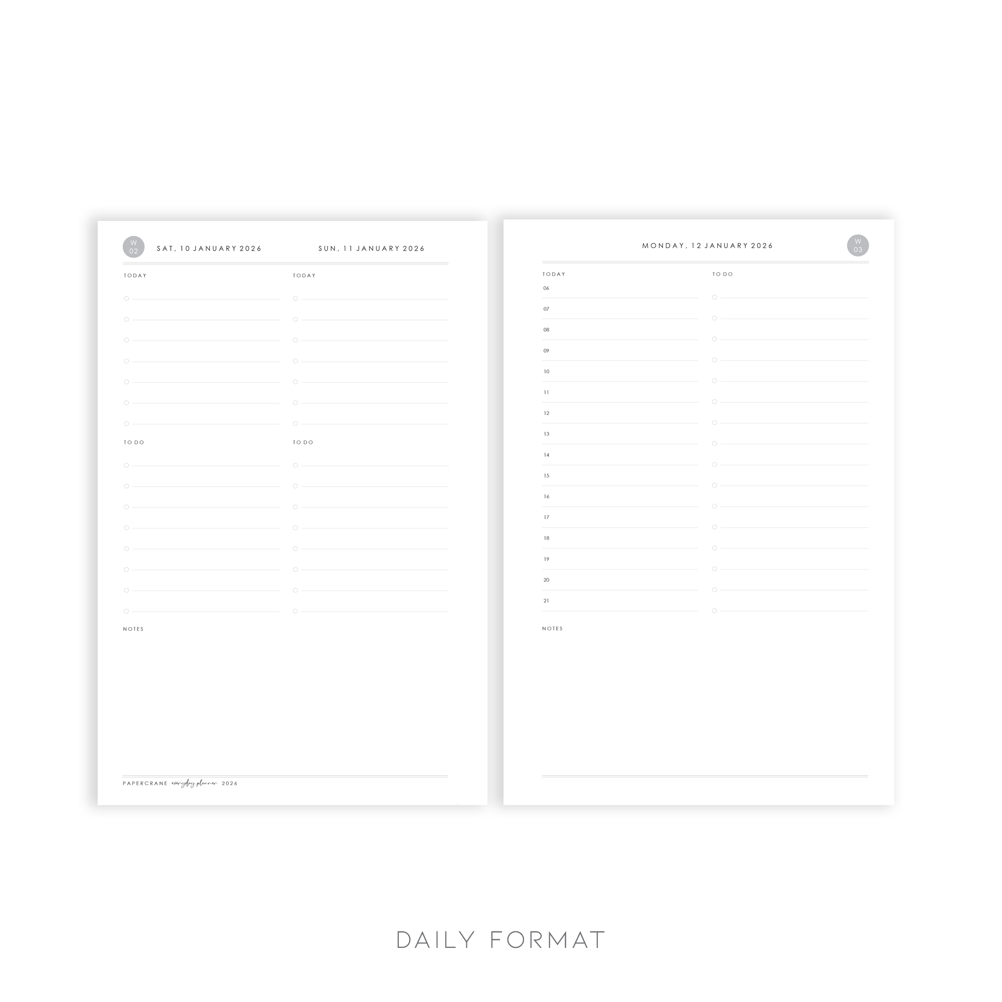 DAILY PLANNER 2026 - Zest of Life