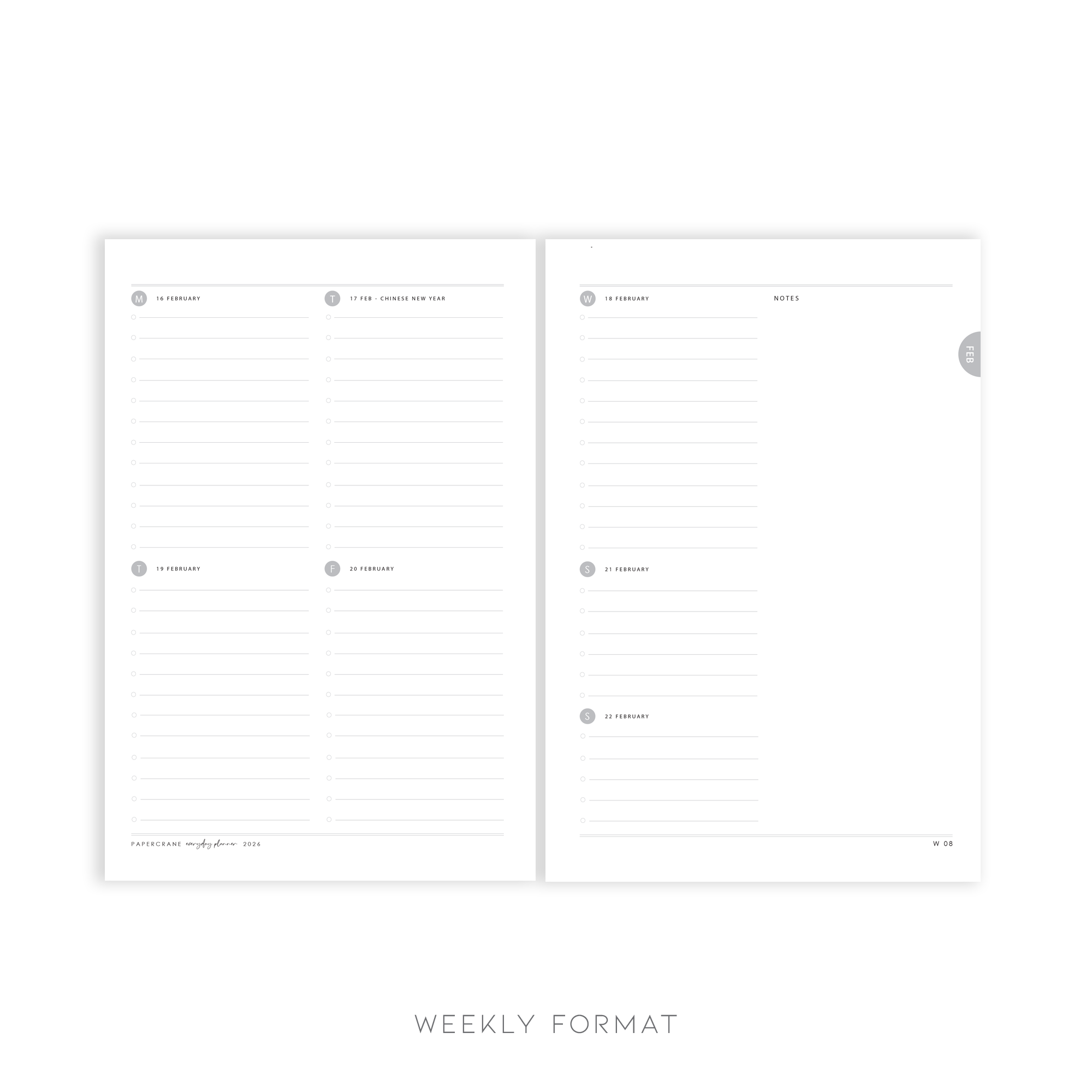 WEEKLY PLANNER 2026 - Zest of Life