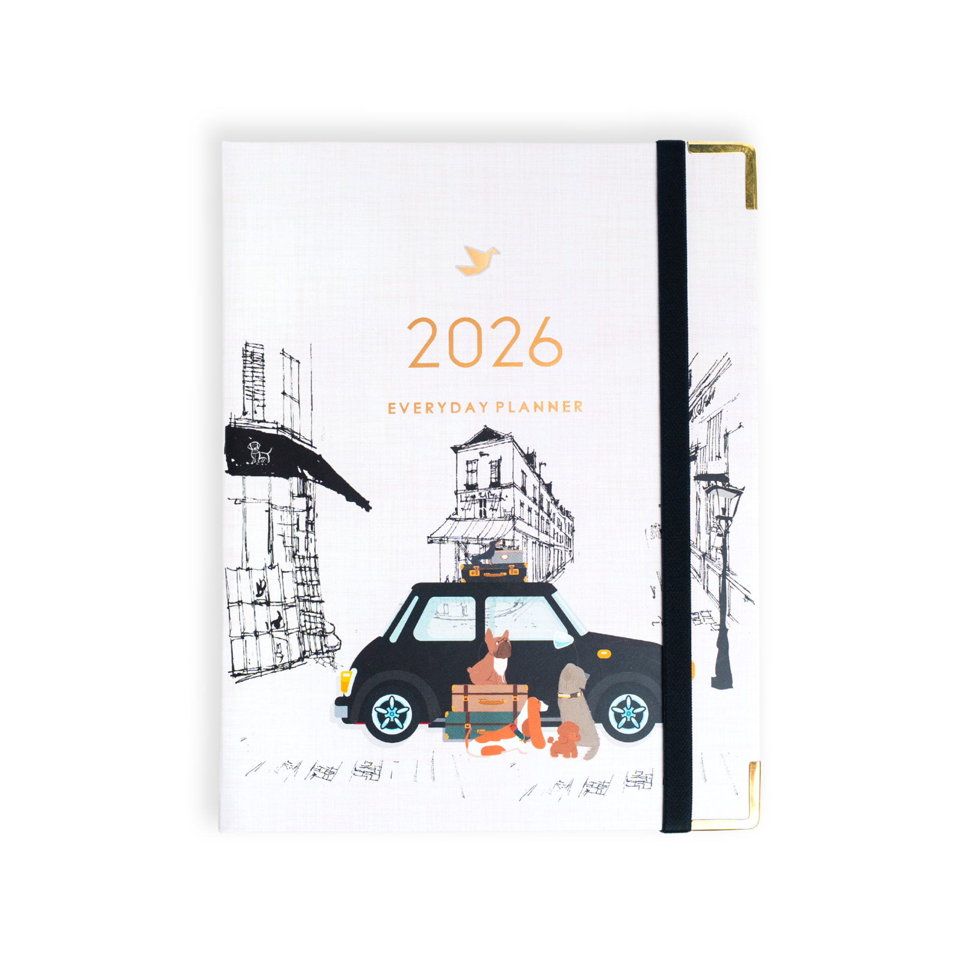 DAILY PLANNER 2026 - Roadtrip Paw-ty