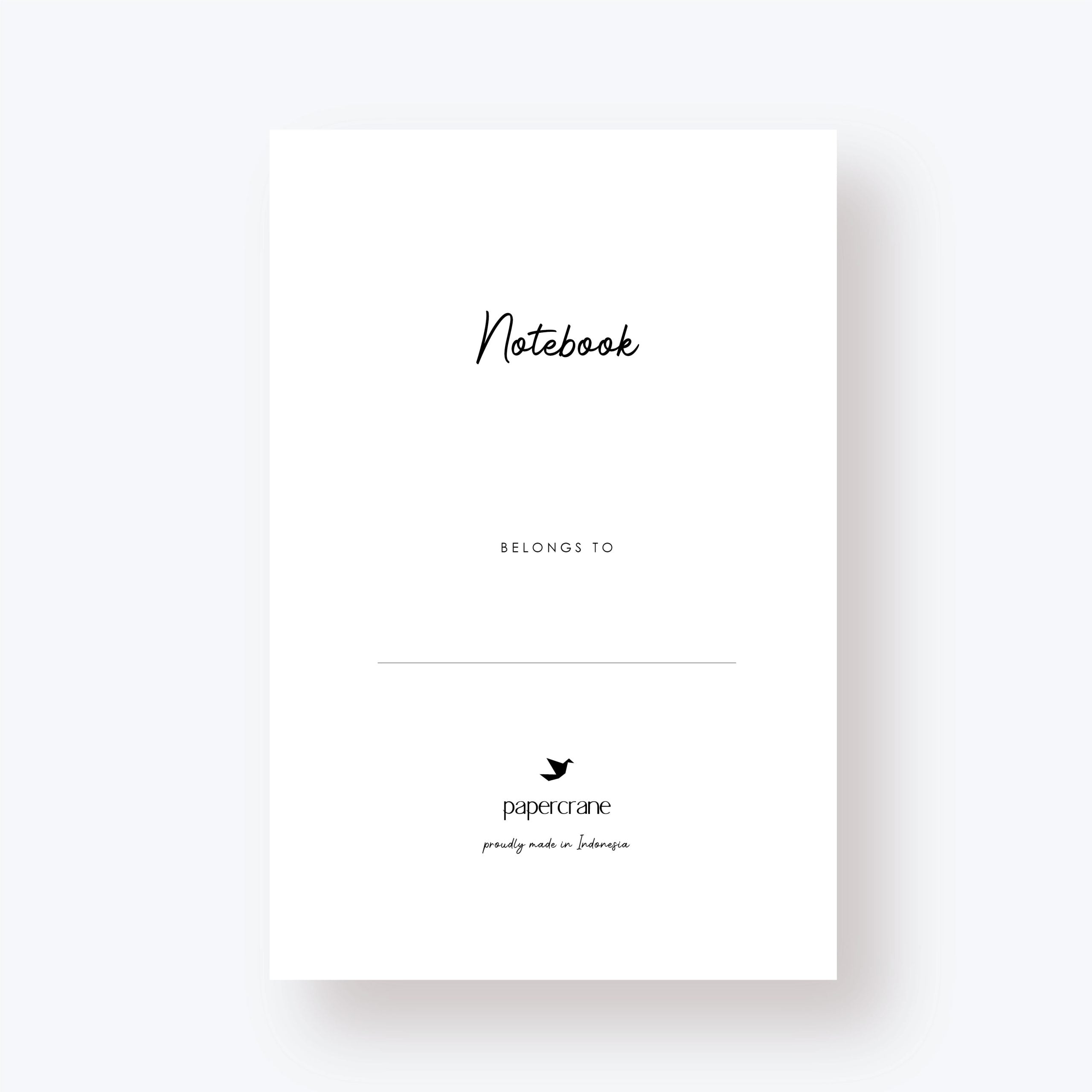 Refill Book Insert – Notebook